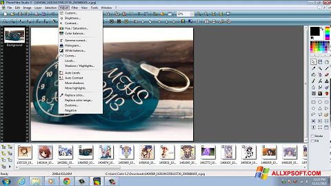 Screenshot PhotoFiltre Studio X Windows XP