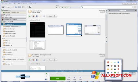 Screenshot Picasa Windows XP