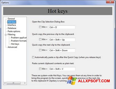 Screenshot Clipdiary Windows XP