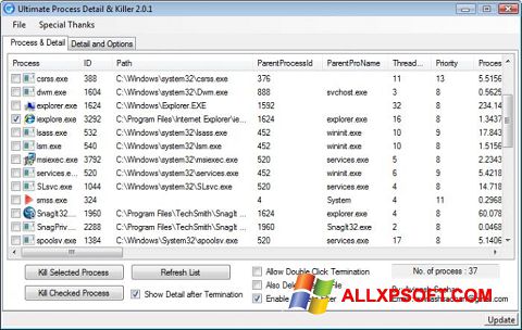 Screenshot Process Killer Windows XP