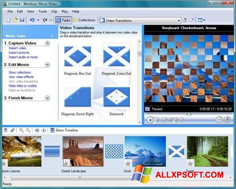 Screenshot Windows Movie Maker Windows XP