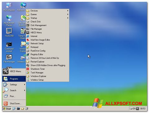 Screenshot Hirens Boot CD Windows XP