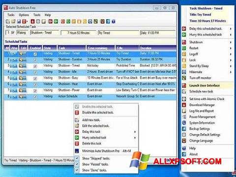 Screenshot Auto ShutDown Windows XP